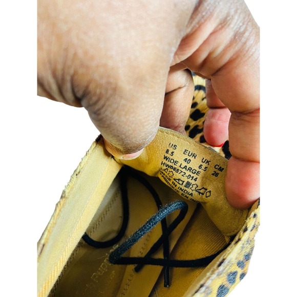 Hush Puppies Womens Moyen Leather Calf Hair Leopard Bootie Boots Size 8.5 - Picture 7 of 10